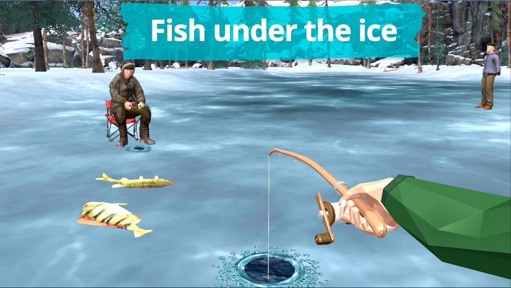 Pesca screenshot 3 from Pesca de Inverno: Lagos - Winter fishing lakes game